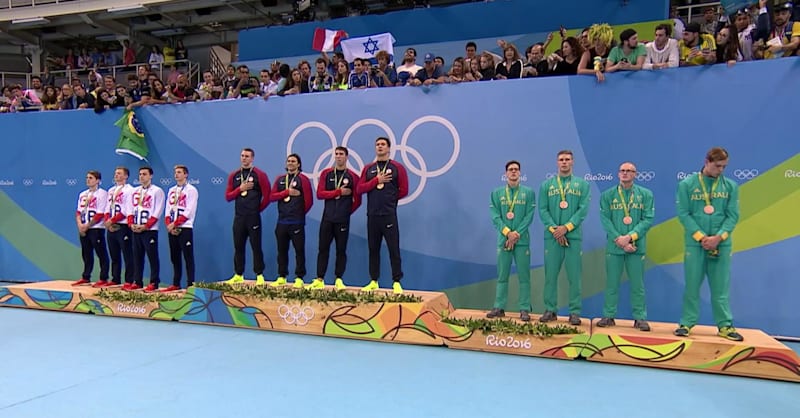 アメリカが男子4x100ｍメドレーリレー9連覇を達成