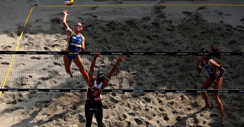 Beach Volleyball Quarterfinals 1 King of the Court Miami Beach