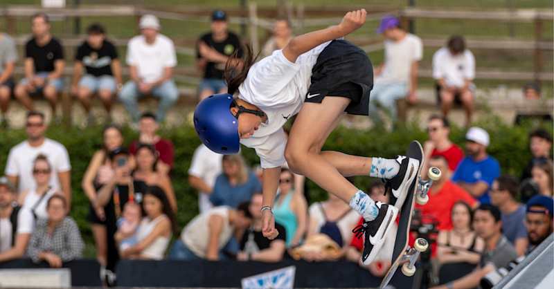 Onodera Ginwoo dazzles in the men's street semi finals at Onodera Ginwoo dazzles in the men's street semi finals at