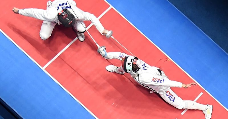 Red Piste: Women's Epee Individual & Men's Sabre Individual - Fencing ...