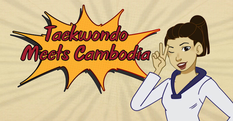 Taekwondo trifft auf Kambodscha