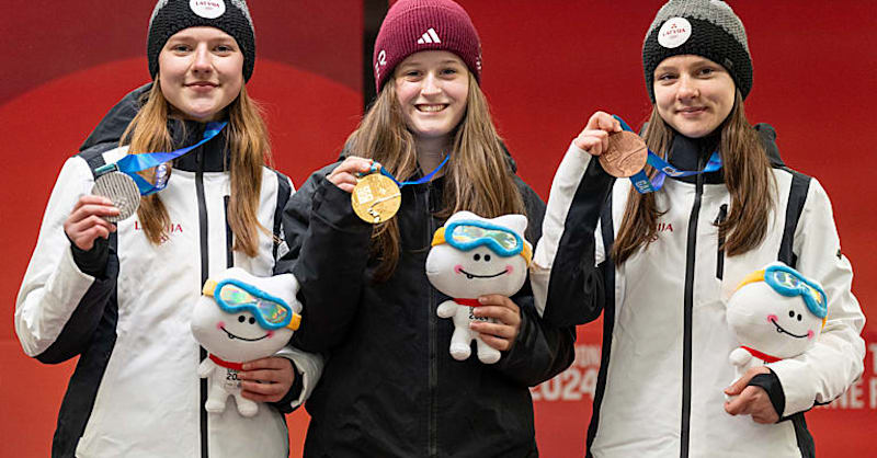 Damen Skeleton Highlights Olympische JugendWinterspiele Gangwon 2024