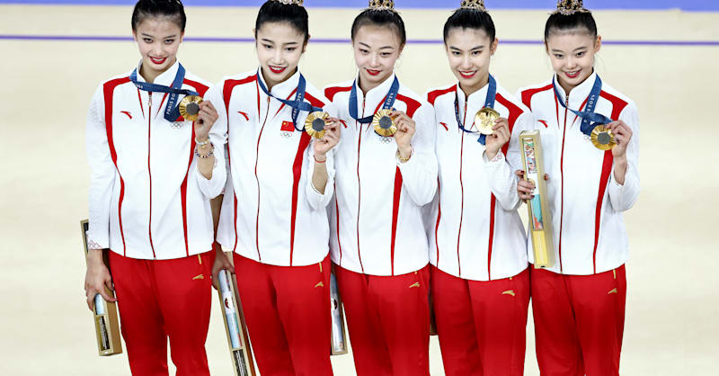 中国 - 団体総合 | 金メダルハイライト | 新体操 | パリ2024オリンピック