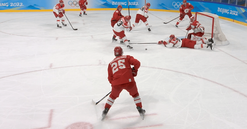 競技ハイライト 北京 2022 アイスホッケー 男子準々決勝プレーオフ 第2試合（ROC, DEN） 12日目