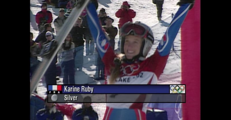 フランスのオリンピック女性メダリストソルトレークシティ2002スノボPSG