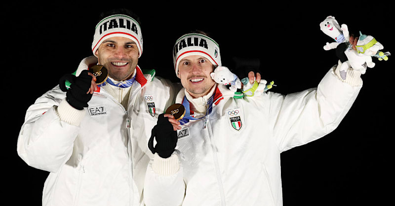 Emanuel Rieder / Simon Kainzwaldner (ITA) Men's Doubles Gold - Luge ...