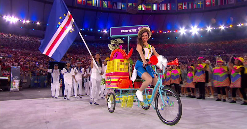 Cape Verde at the opening ceremony of Rio 2016