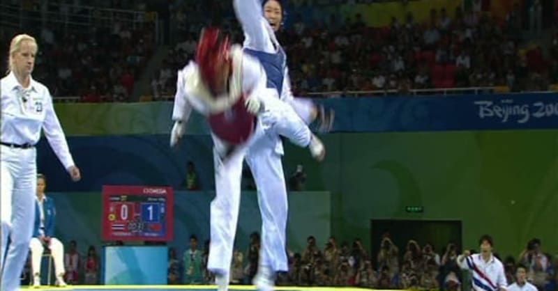 Women's Flyweight 49kg Final Taekwondo Beijing 2008 Highlights