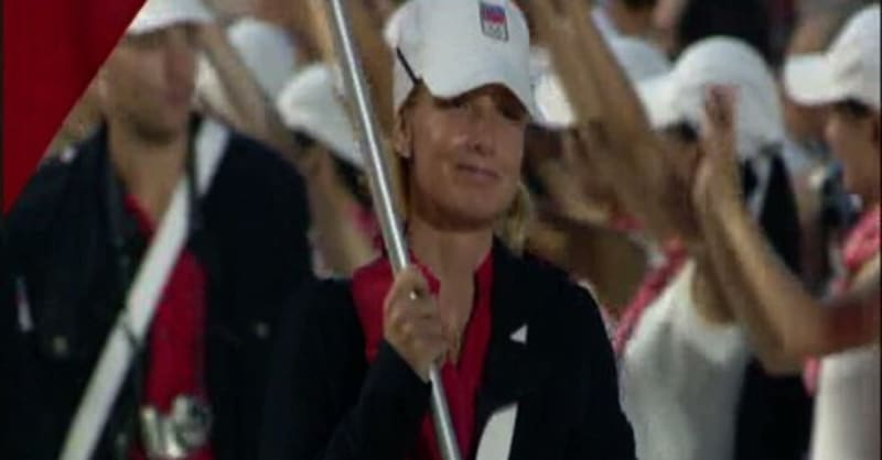 Czech Republic's Parade at the Opening Ceremony | Beijing 2008