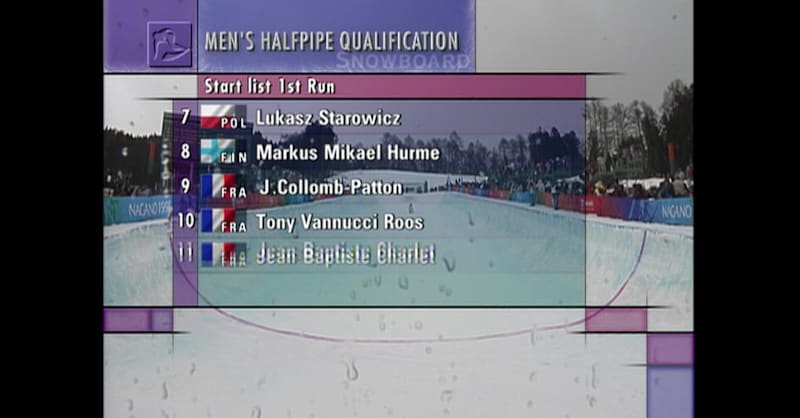 Snowboard - Men's Halfpipe | Nagano 1998 Replay