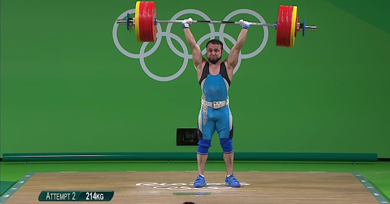 Kazahkstan's Rahimov secures Weightlifting gold