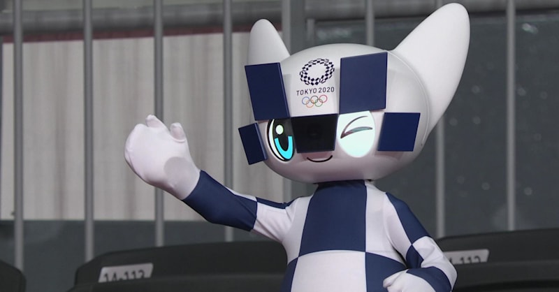 珍場面 | 東京 2020：ロボットのマスコットがウィンク