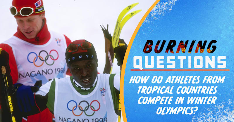 How do athletes from tropical countries compete in Winter Olympics?