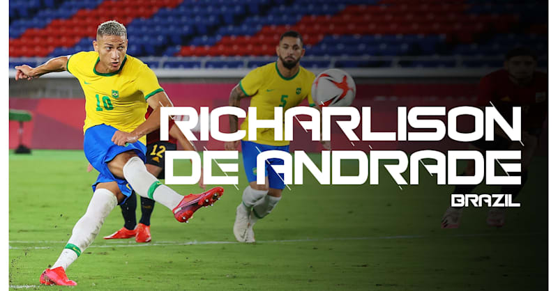 Kanagawa, Japan. 22nd July, 2021. Richarlison (BRA) Football/Soccer : Men's  First Round Group D match between Brazil 4-2 Germany during the Tokyo 2020  Olympic Games at the International Stadium Yokohama in Kanagawa