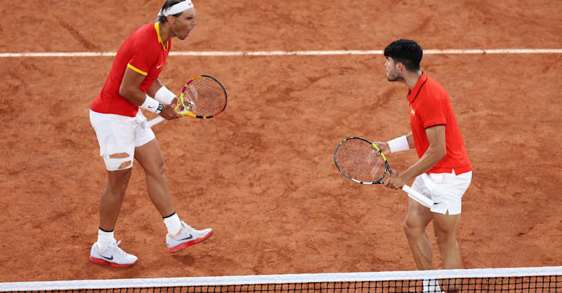 スペインのカルロス・アルカラス＆ラファエル・ナダル、パリ2024