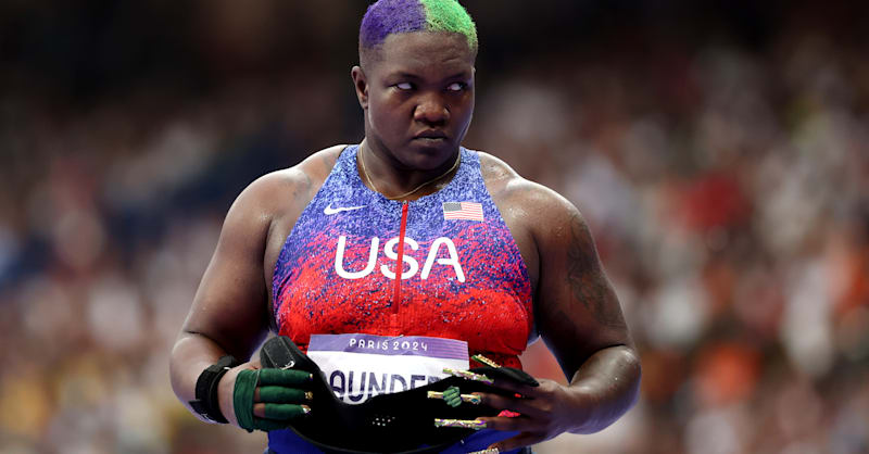 Athletics | W Shot Put Qualification | Raven Saunders