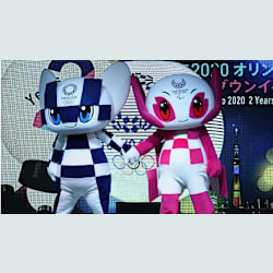オリンピックの象徴であるエンブレム。2020年東京五輪は江戸の伝統