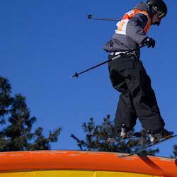 フリースキー男子スロープスタイル「銀」のニコルズ皇吏「まさか取れる