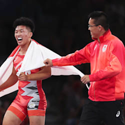 レスリング日本代表 世界選手権4日目 女子53kg 藤波朱理選手 女子62kg 元木咲良選手